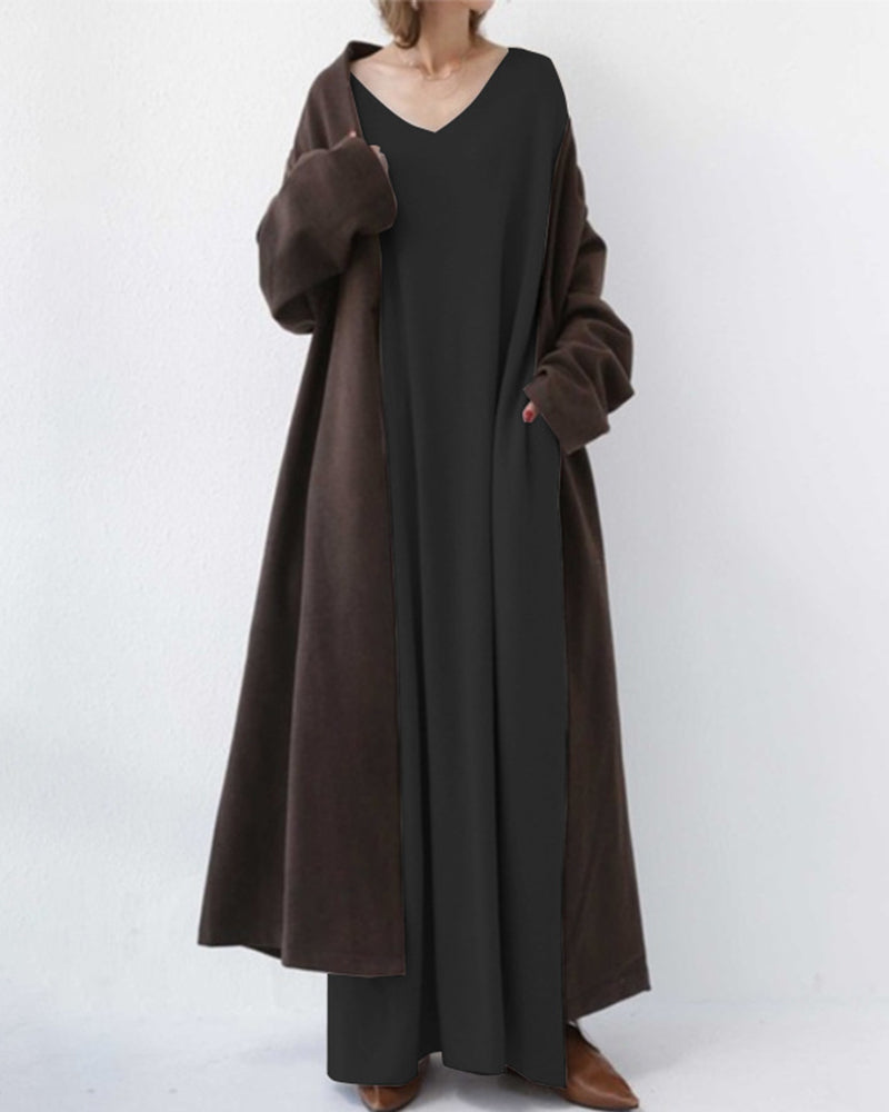 KATHLENE | Elegant Casual V-Neck Dress