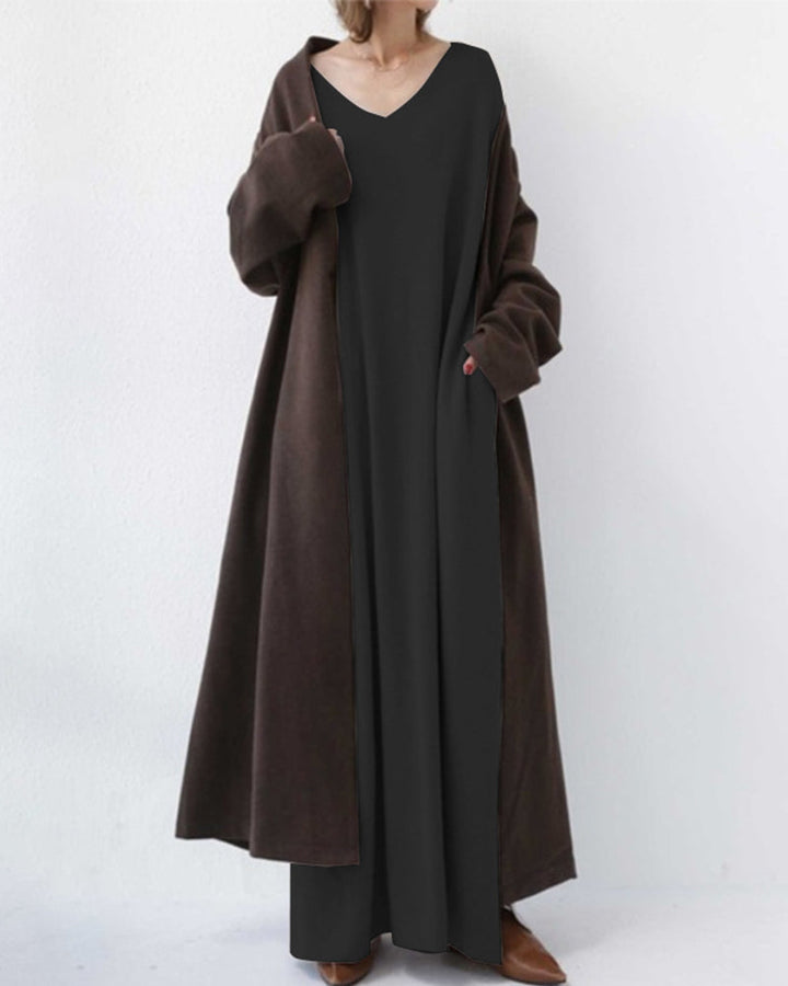 KATHLENE | Elegant Casual V-Neck Dress