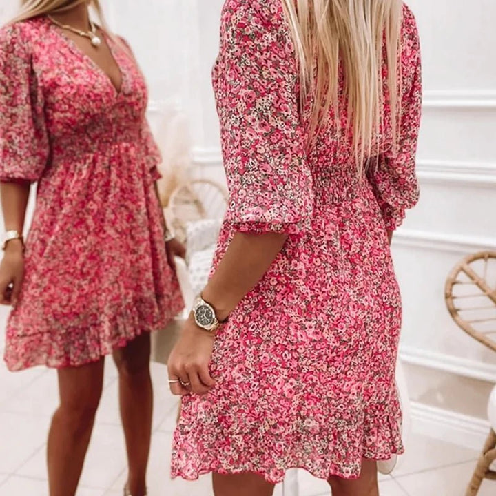 Via | Elegant Floral Dress
