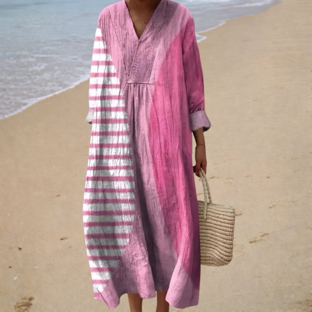 Summer Printed Dress that Enhances