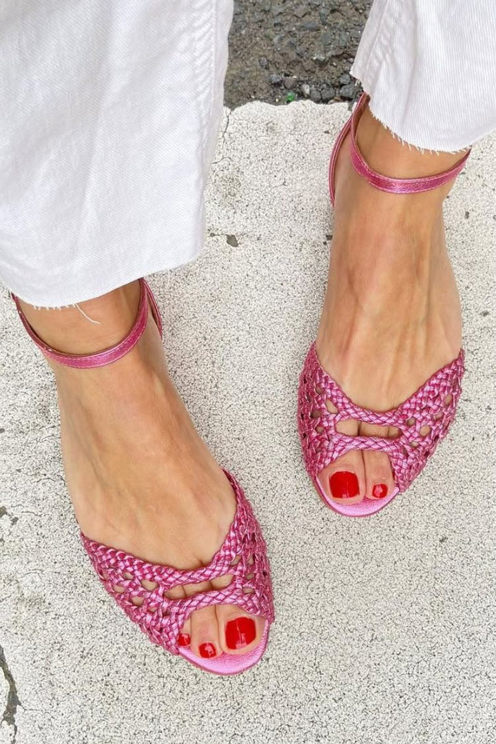 Isadora | Refined Woven Sandals