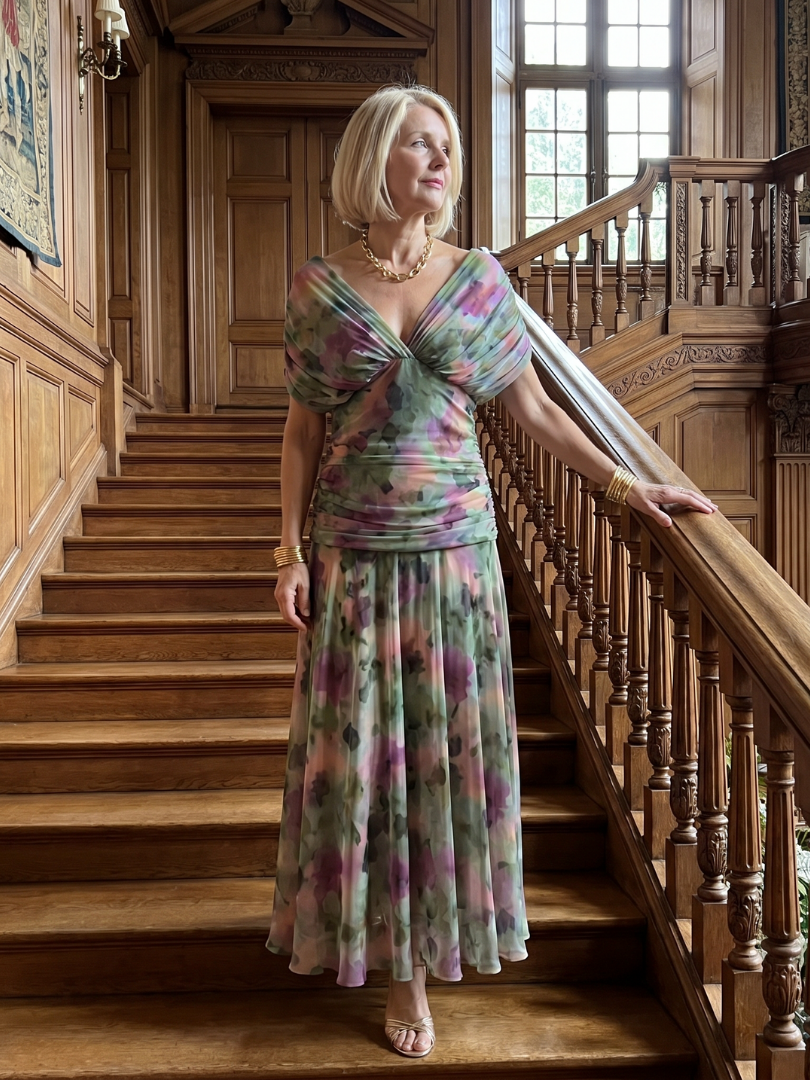 Bellthorne | Off Shoulder Flow Midi Dress