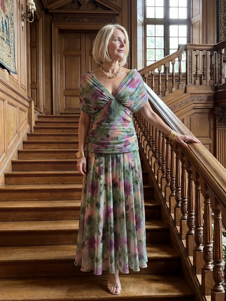 Bellthorne | Off Shoulder Flow Midi Dress