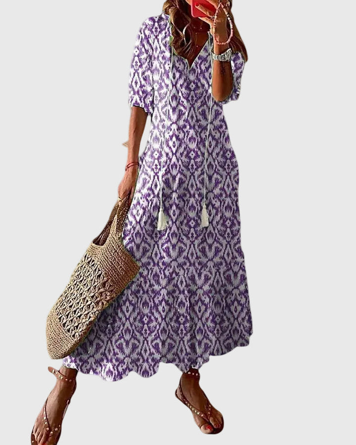 Rose | Boho Vintage Summer Maxi Dress