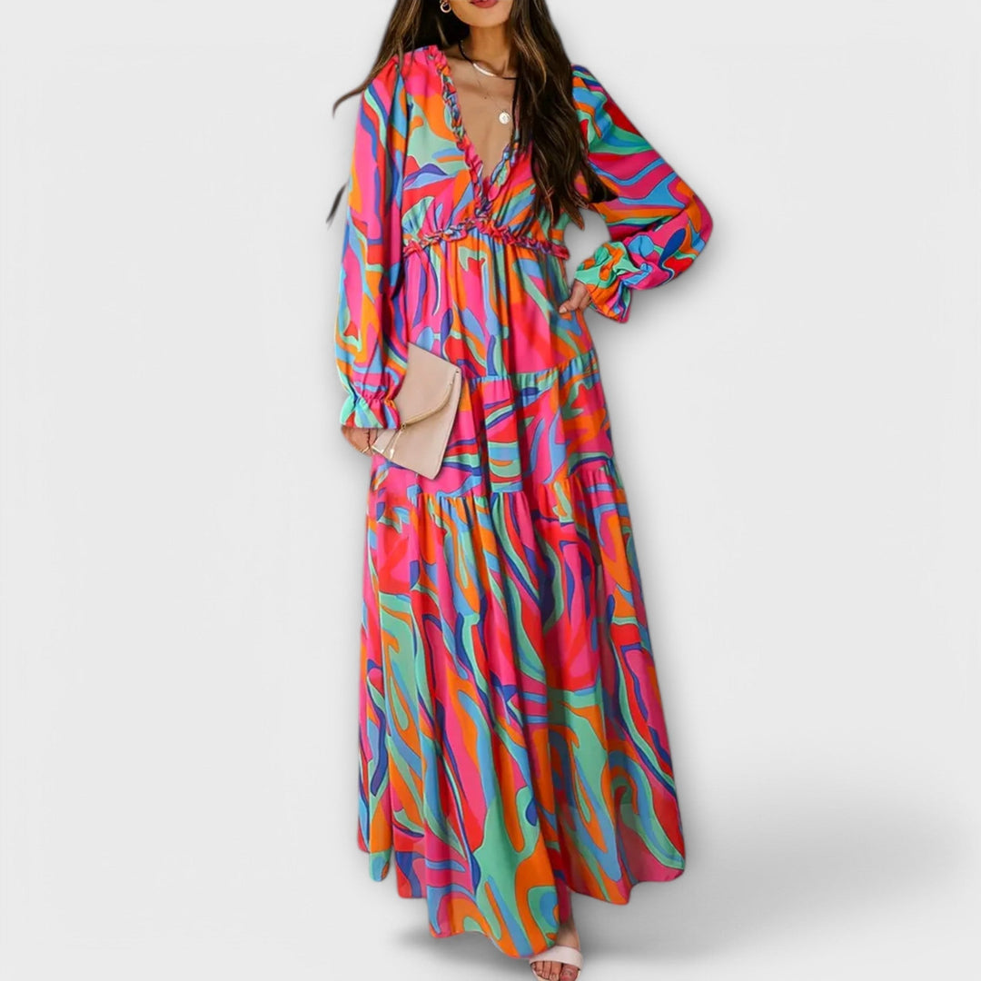 ANNIE | Elegant Blossom Dress
