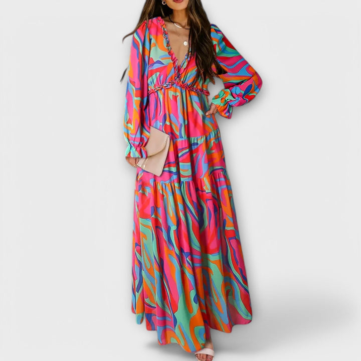ANNIE | Elegant Blossom Dress