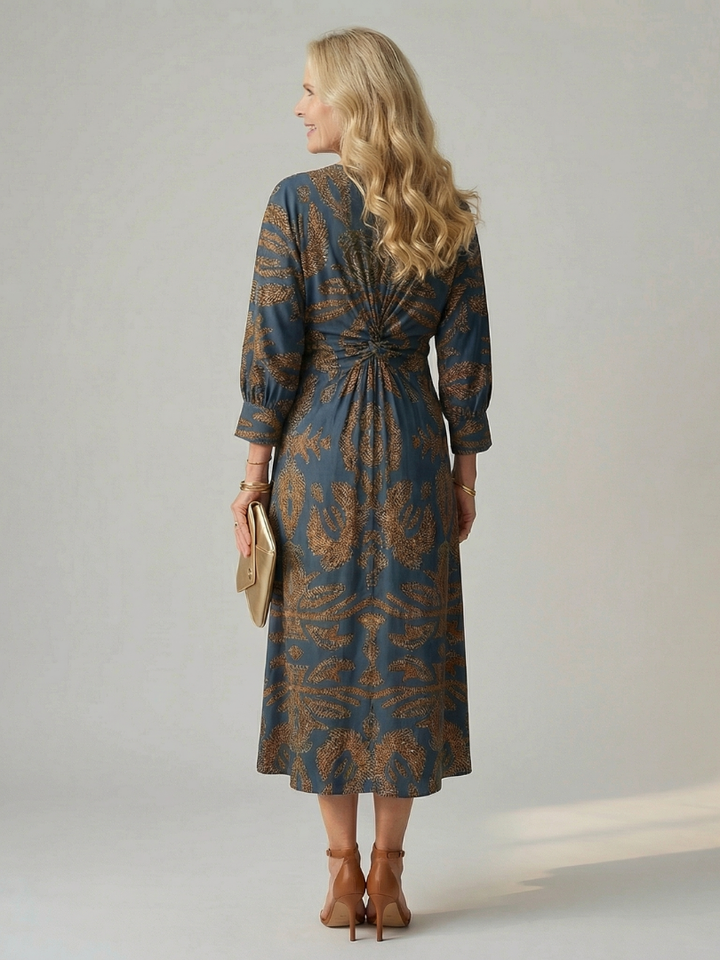 Bellthorne | Natural Wrap Midi Dress