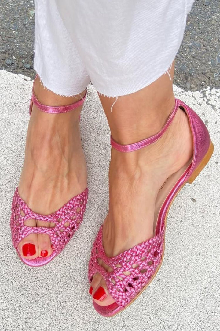 Isadora | Refined Woven Sandals