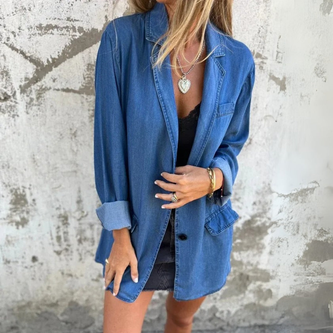 Lily | Effortless Denim Blazer