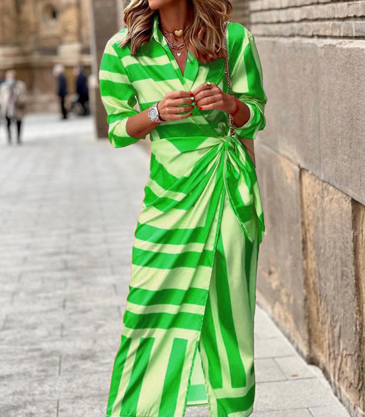 Amelia™ | Printed Wrap Dress 4