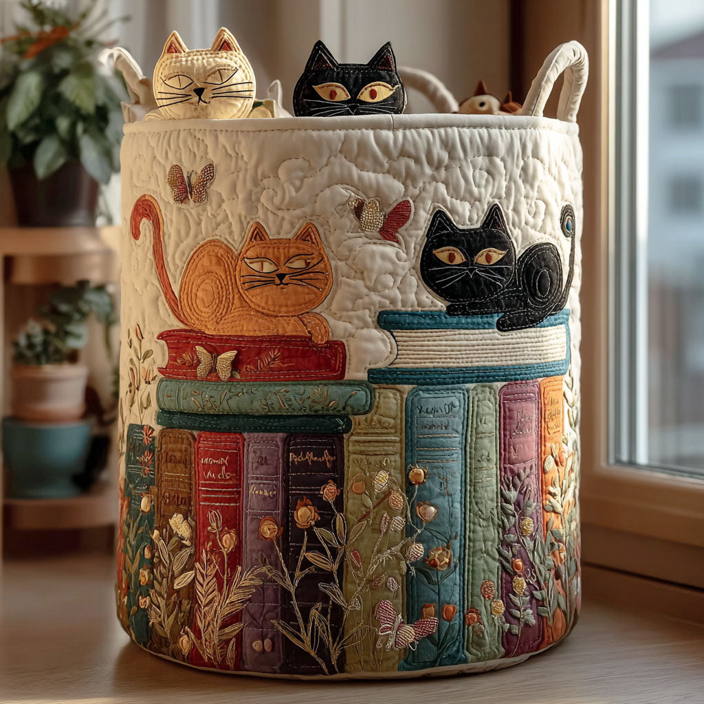 POPPY | HAND CRAFTED CAT PARADE LAUNDRY BASKET