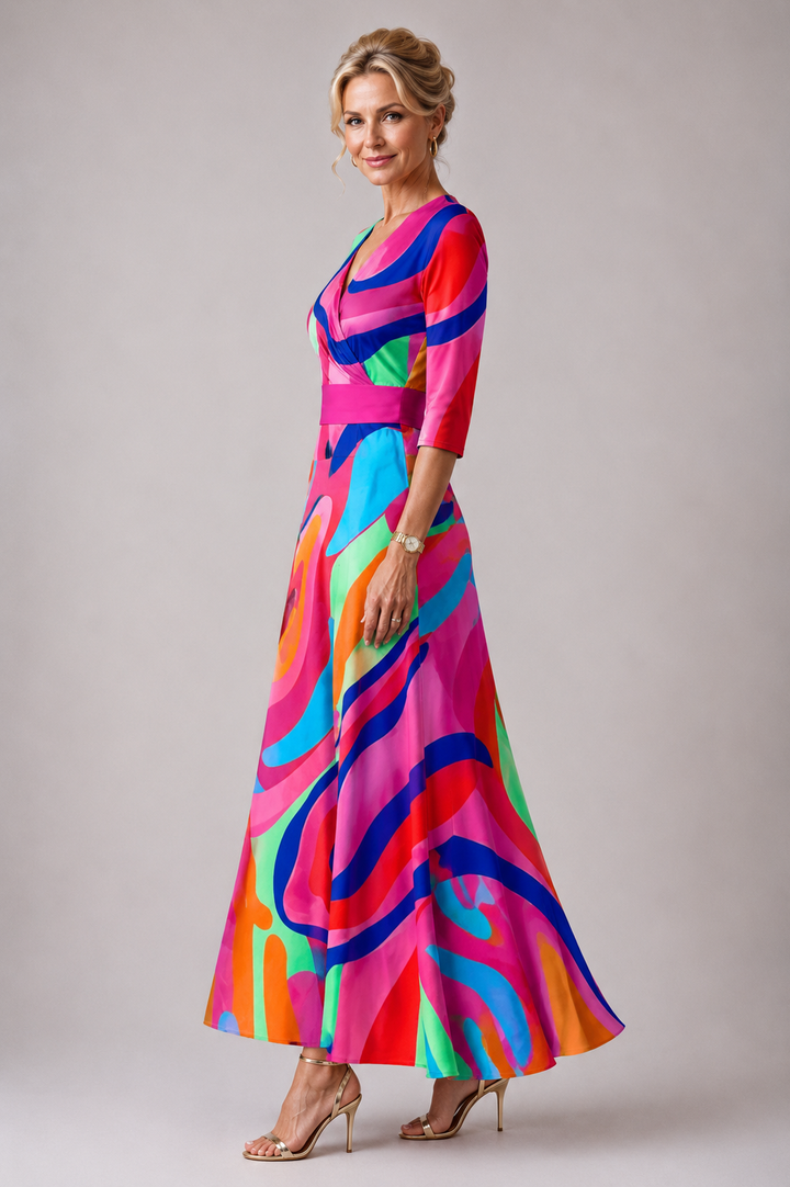 Bellthorne | Comfortable dress for every day with V-neck