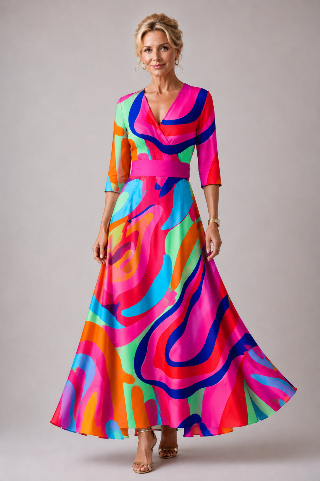 Bellthorne | Comfortable dress for every day with V-neck