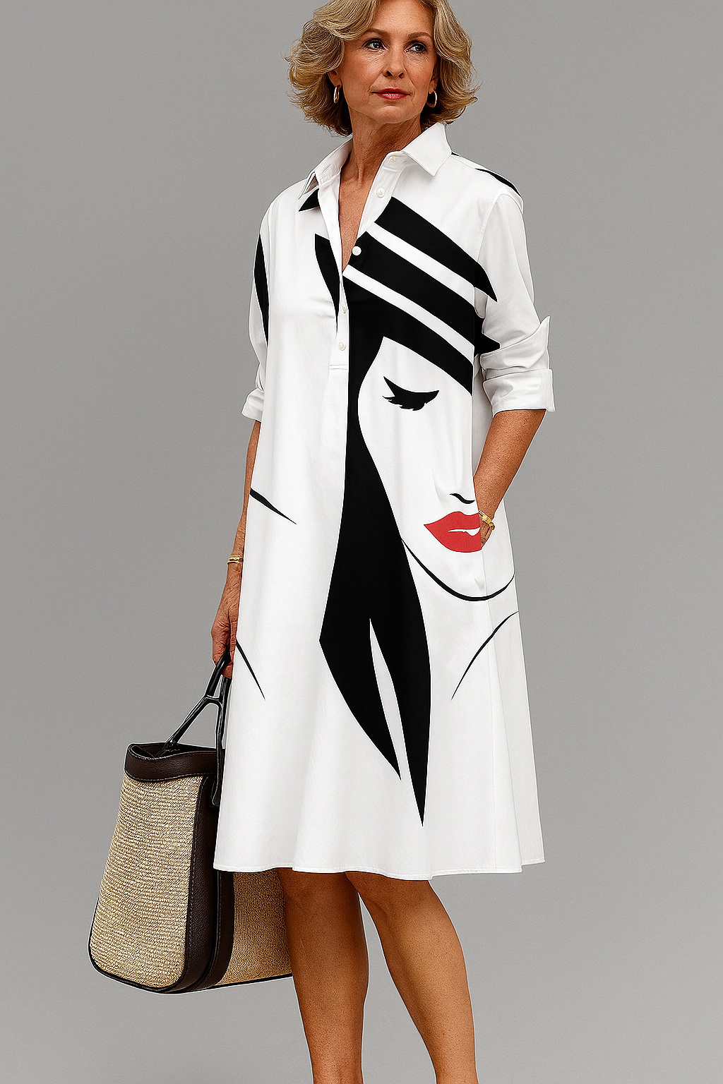 Evangeline™ Statement Midi Dress 0