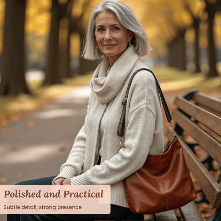 Alba’s Textured Carry | Shoulder Bag