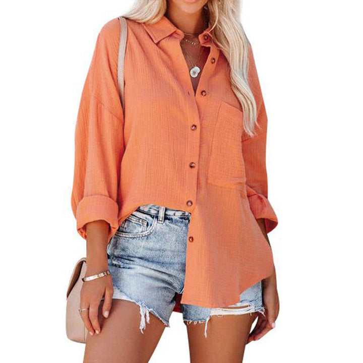 Paisley | Casual Button Down Long Sleeve Blouse