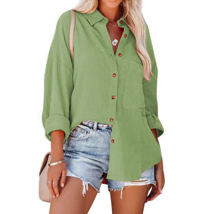 Paisley | Casual Button Down Long Sleeve Blouse