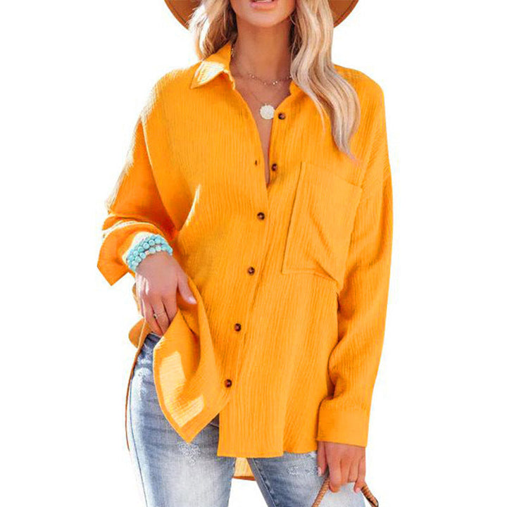 Paisley | Casual Button Down Long Sleeve Blouse