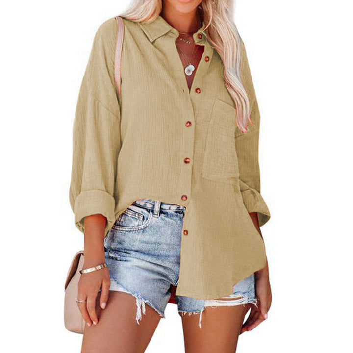 Paisley | Casual Button Down Long Sleeve Blouse