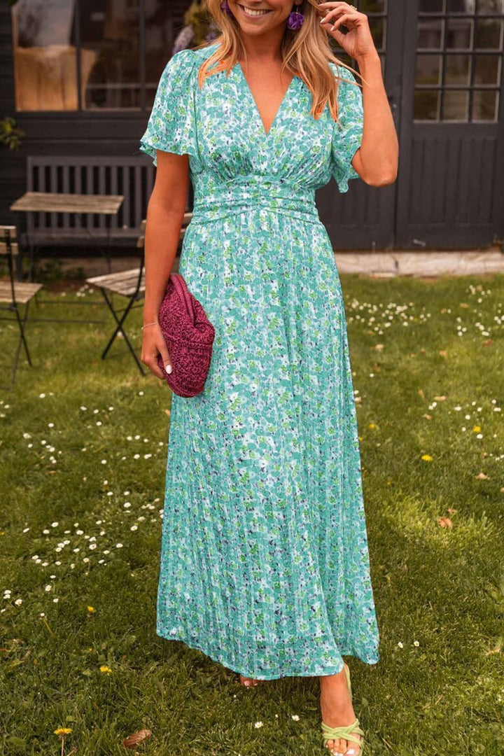 Quinn | Flattering Printed Maxi Dress
