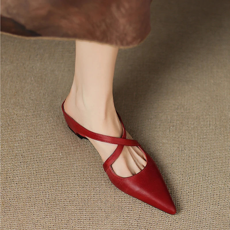 ERICA | Genuine Leather Mules