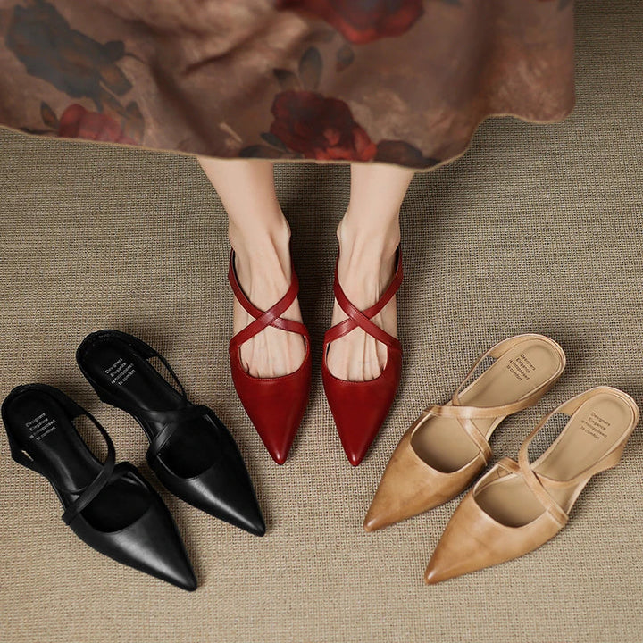 ERICA | Genuine Leather Mules