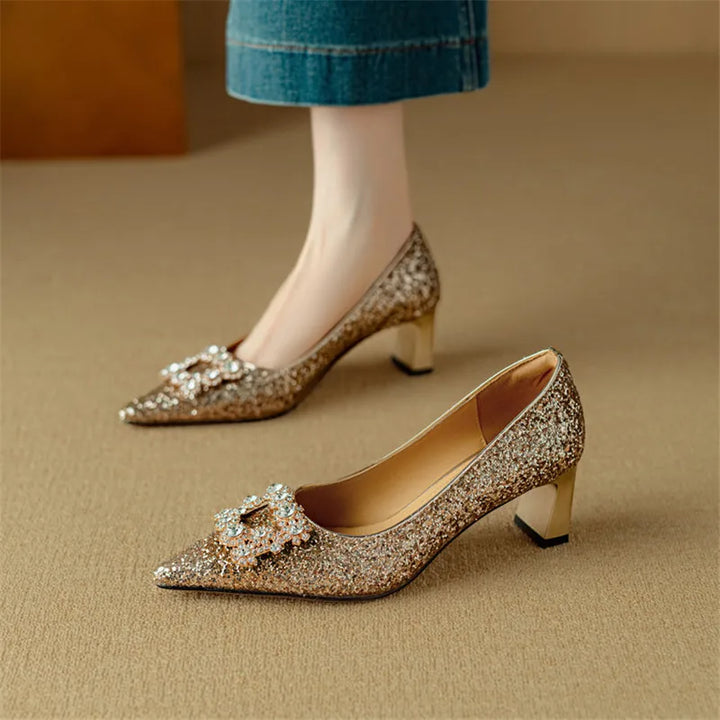 ELIZABETH | Glitter Pumps