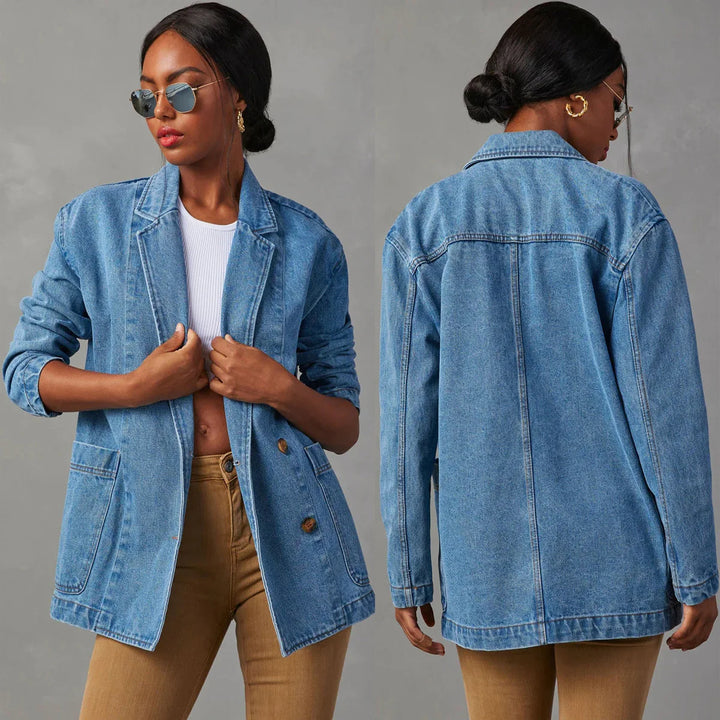 Elena | Denim Blazer