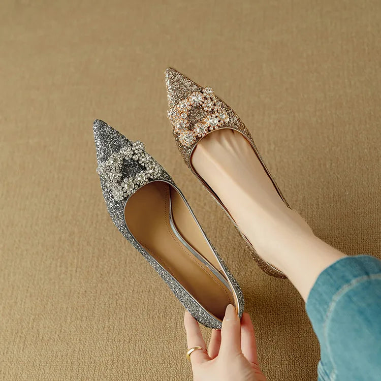 ELIZABETH | Glitter Pumps