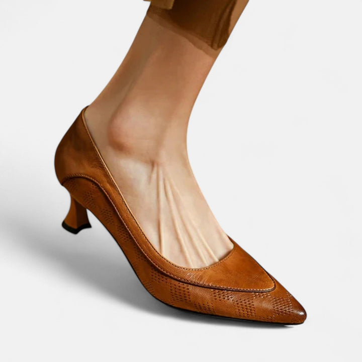 JOANNA | Leather Heels