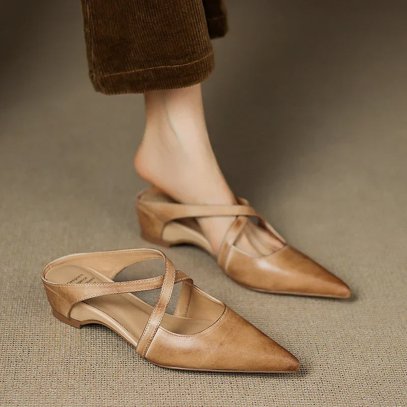 ERICA | Genuine Leather Mules