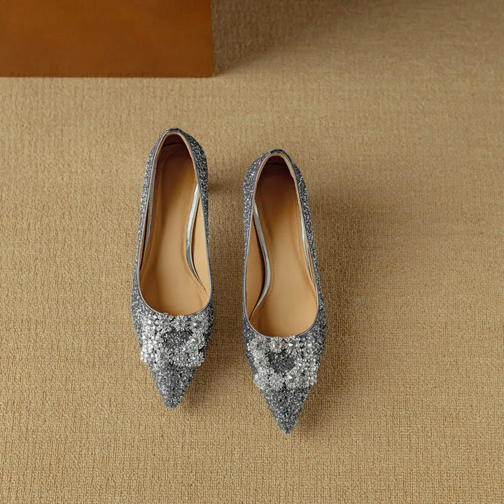 ELIZABETH | Glitter Pumps