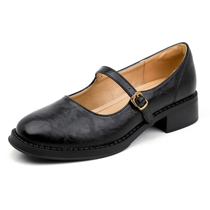 AINSLEY | Comfort Mary Janes Made Of Leather