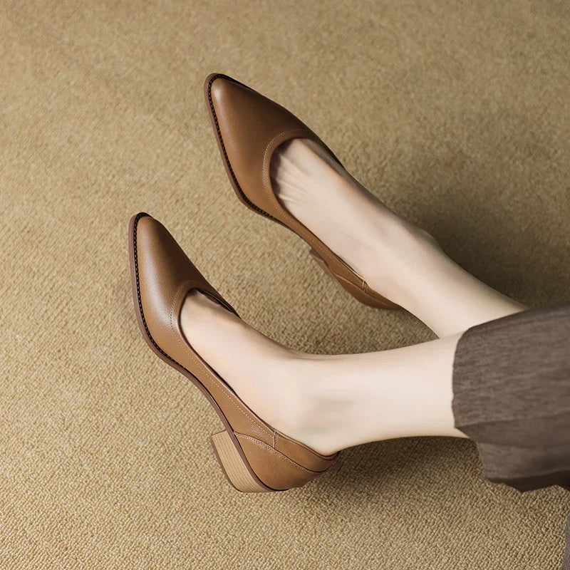AMANDA | Mid Heeled Shoes