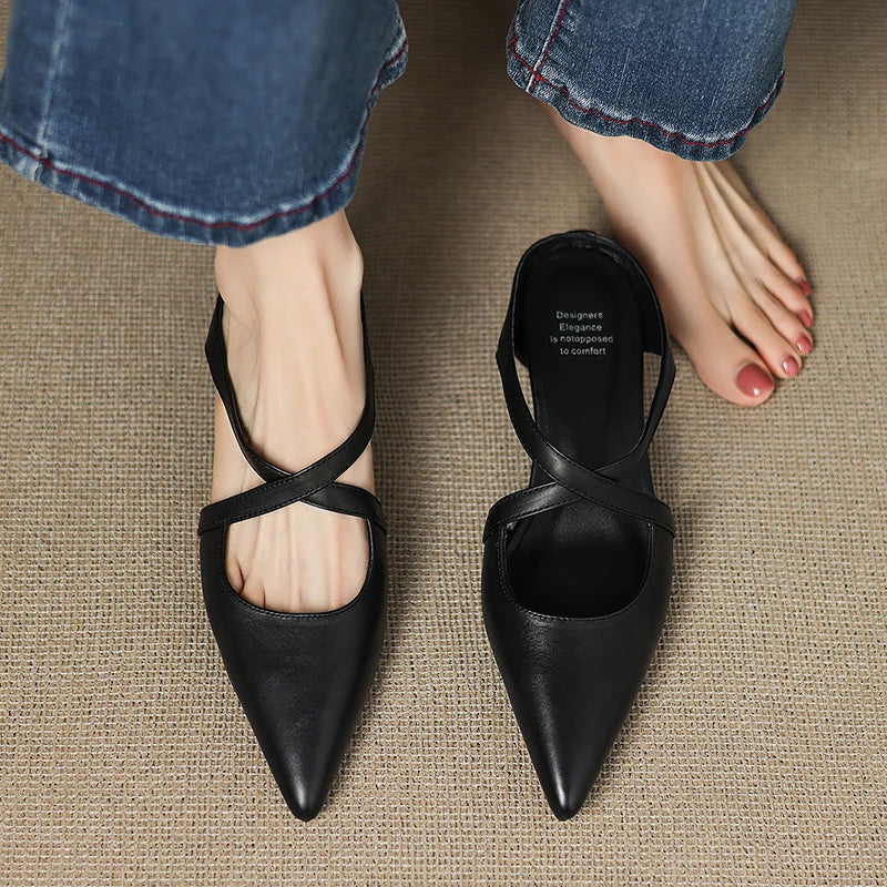 ERICA | Genuine Leather Mules