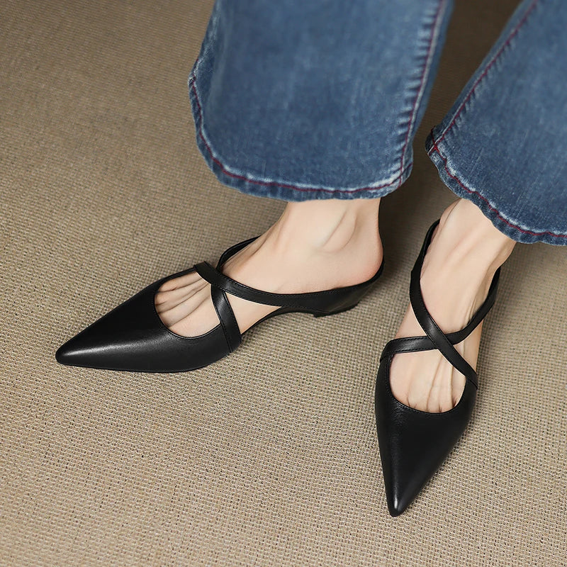 ERICA | Genuine Leather Mules
