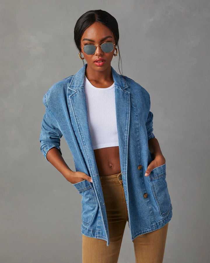 Elena | Denim Blazer