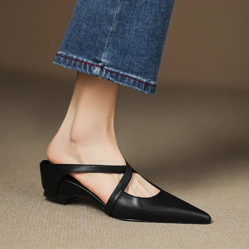 ERICA | Genuine Leather Mules