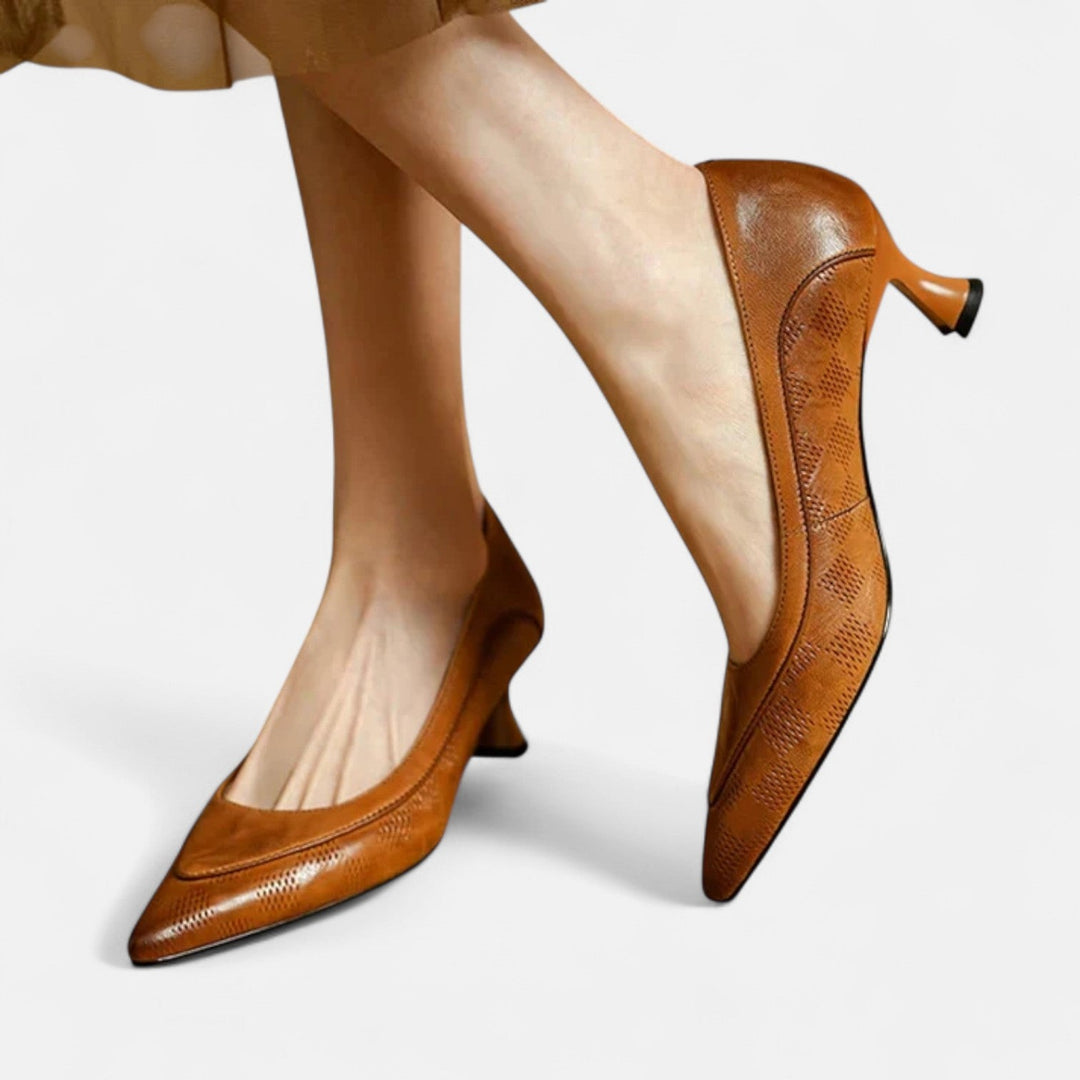 JOANNA | Leather Heels