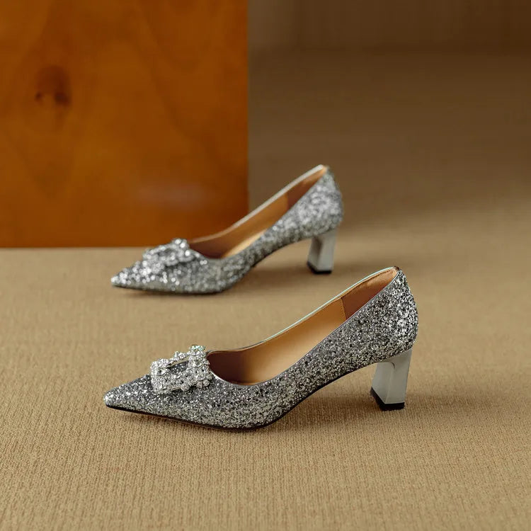 ELIZABETH | Glitter Pumps
