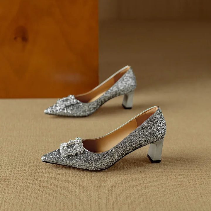 ELIZABETH | Glitter Pumps