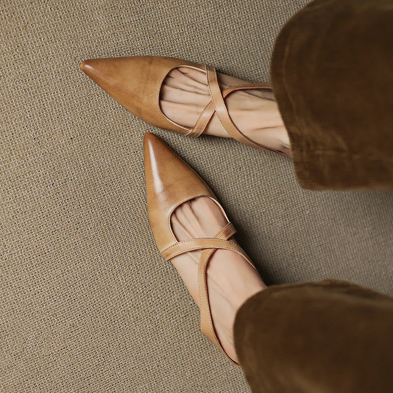 ERICA | Genuine Leather Mules