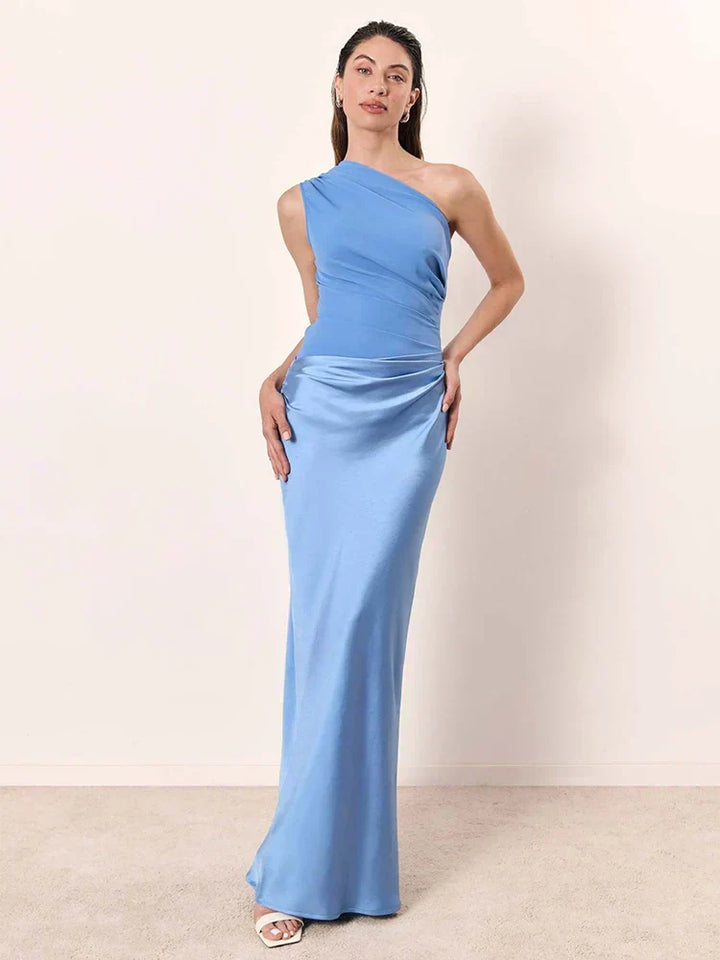 Bellthorne | Maxi Dress with a Guilt in Satin