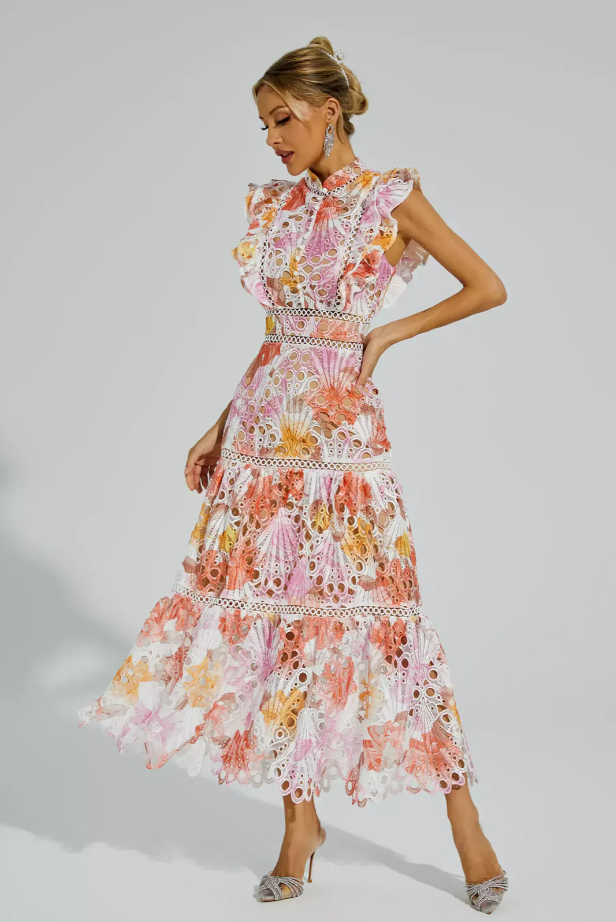 MALLORY | Hollow Sleeveless Maxi Dress