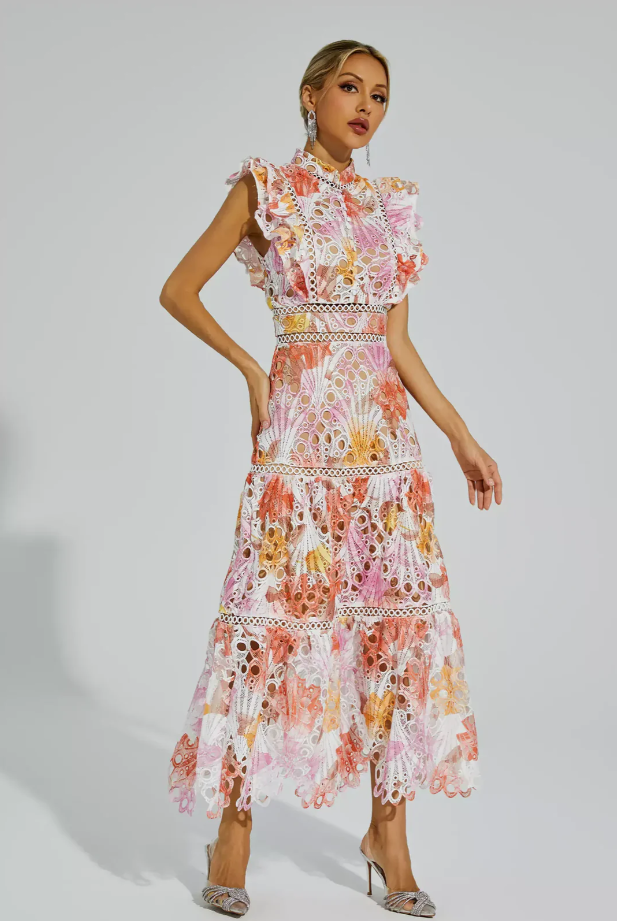 MALLORY | Hollow Sleeveless Maxi Dress