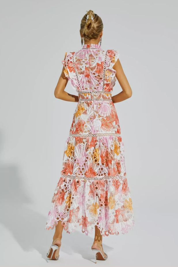 MALLORY | Hollow Sleeveless Maxi Dress