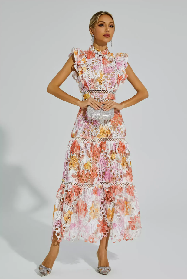 MALLORY | Hollow Sleeveless Maxi Dress
