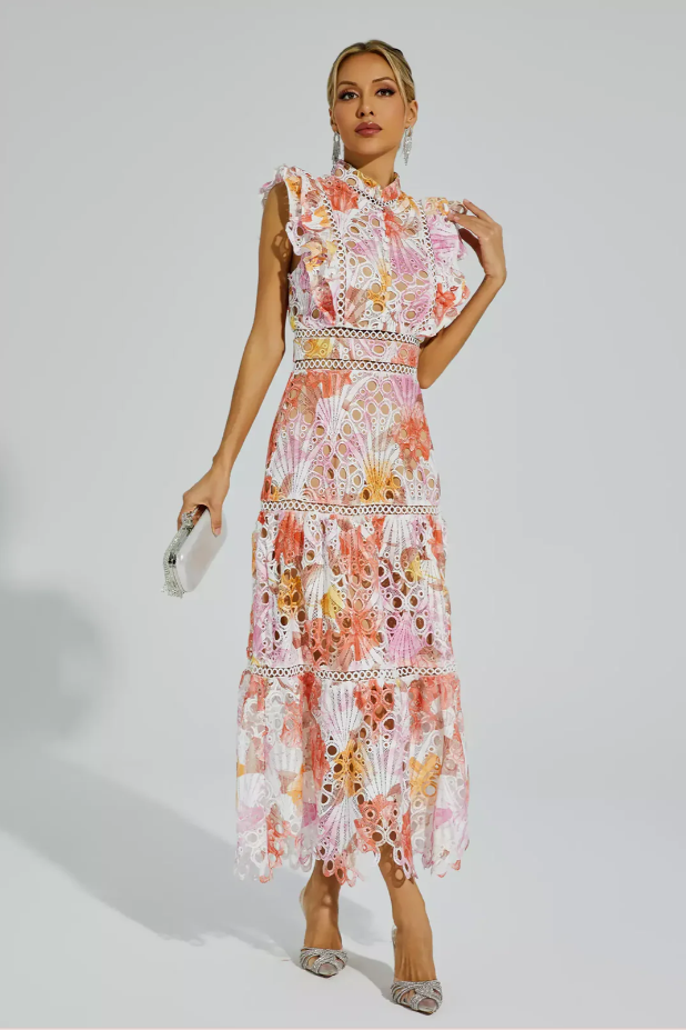 MALLORY | Hollow Sleeveless Maxi Dress