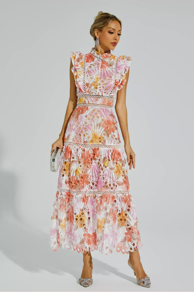 MALLORY | Hollow Sleeveless Maxi Dress