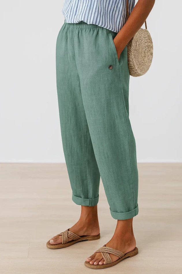Sophie | Timeless Linen-look Trousers